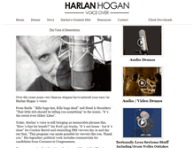 Tablet Screenshot of harlanhogan.com